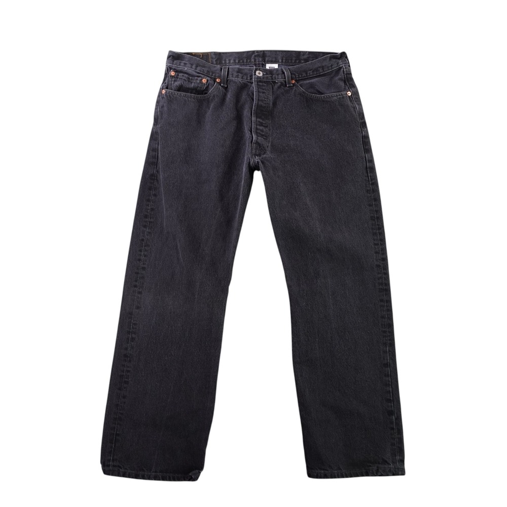 Levi's 501 Jeans Men 36x30 Black Vintage 00s Straight Leg Denim 00501-0660